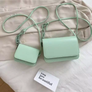 Shoulder Messenger Bag - Green